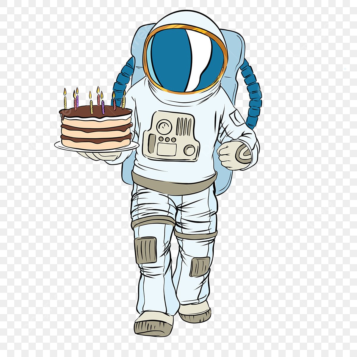 Космонавт рисунок для детей