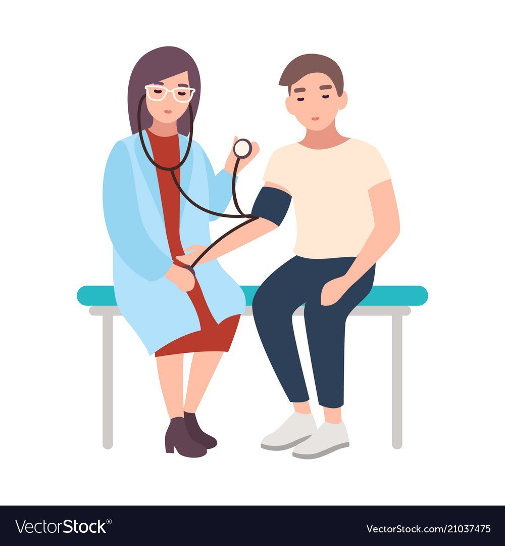 Врач и пациент иконка