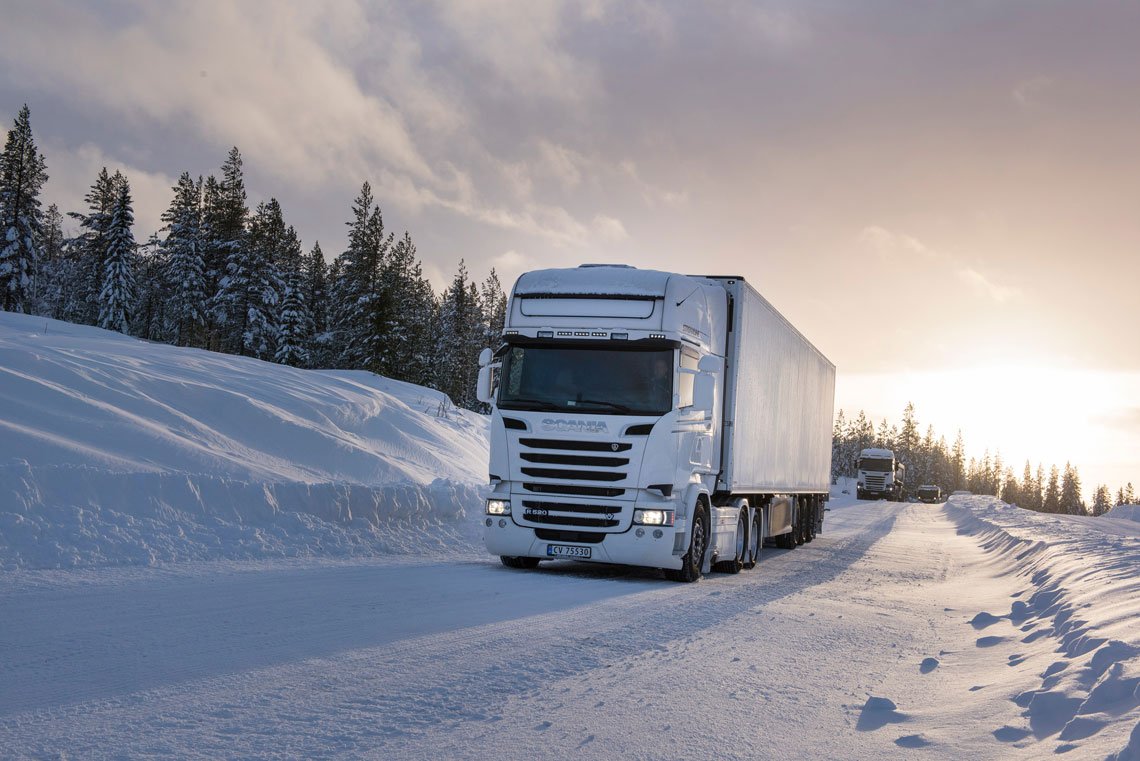 Скания 440 зима