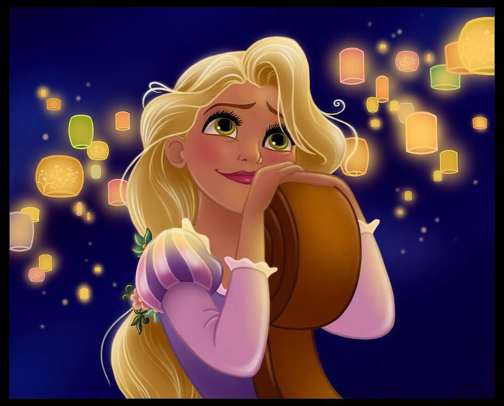 Девочка Рапунцель
