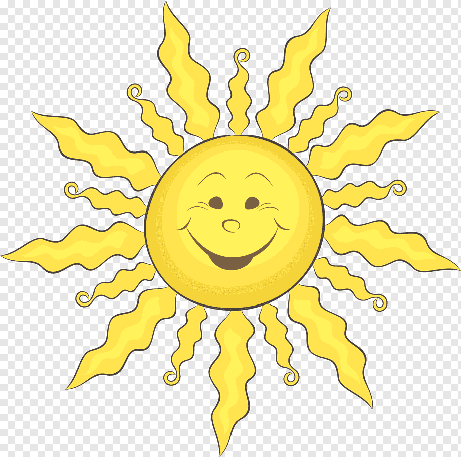 Солнце мультяшное