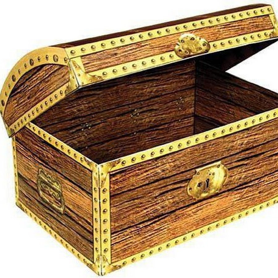 Старинный сундук с книгами