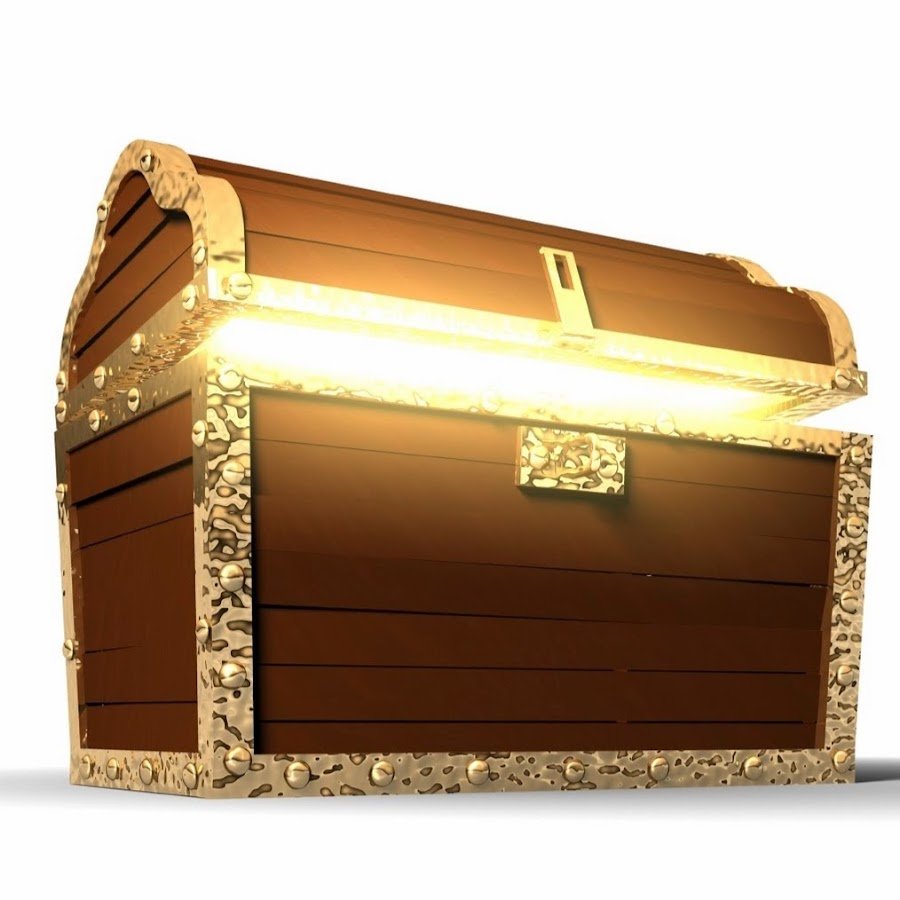 Открытый сундук