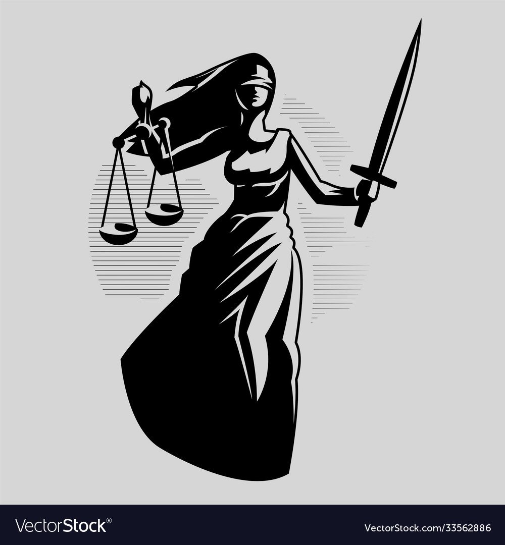 Богиня правосудия Фемида стимпанк картина