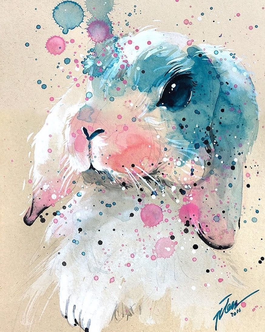 Жираф надувает жвачку