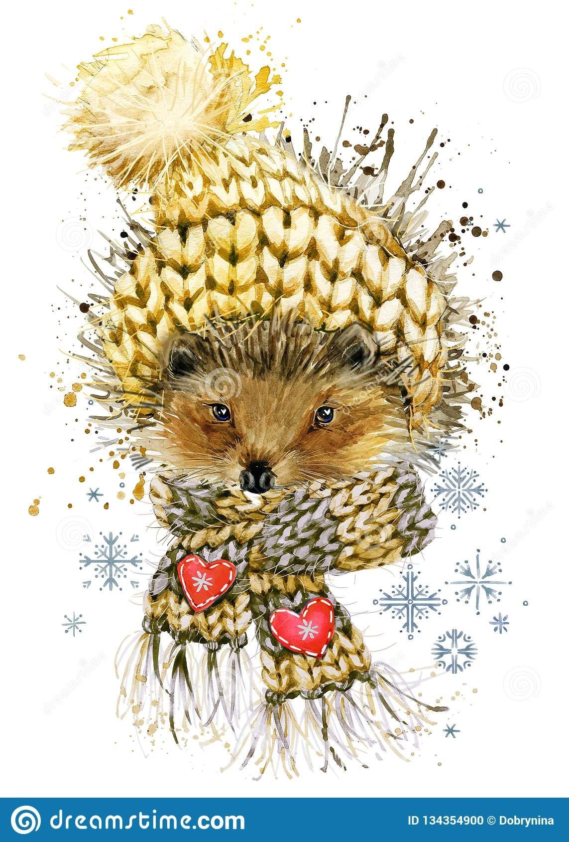 Ежик в шляпе