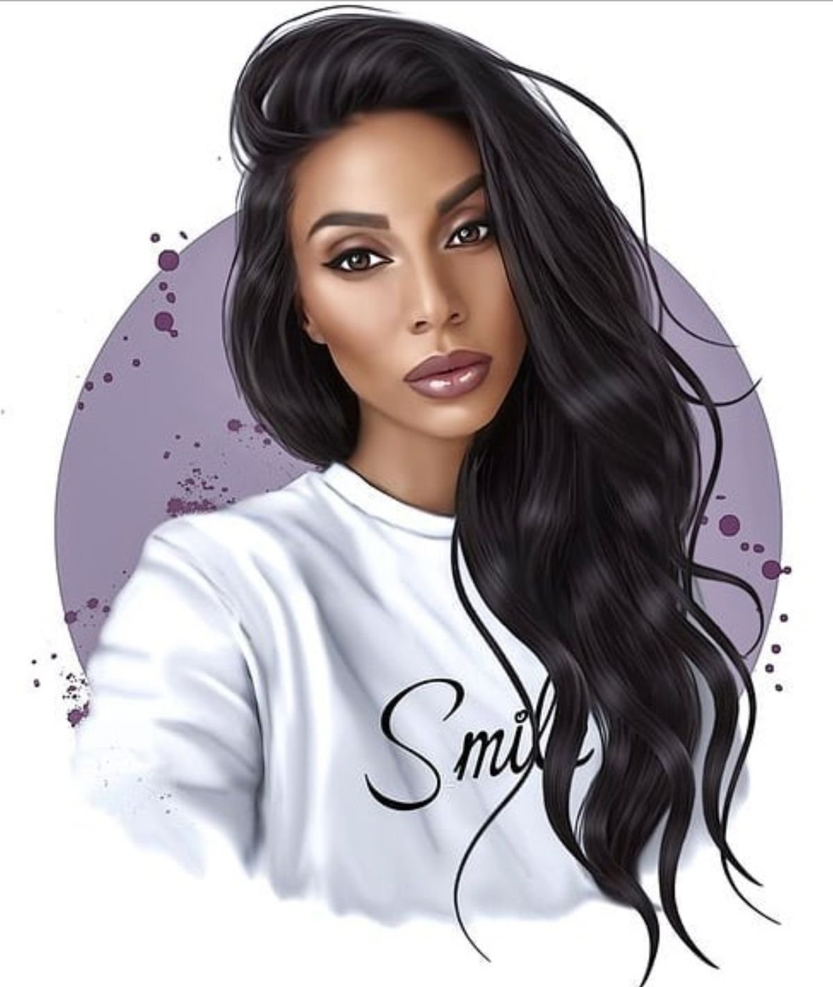 Рисованные стильные девушки