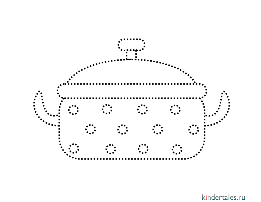 Красная кастрюля на белом фоне