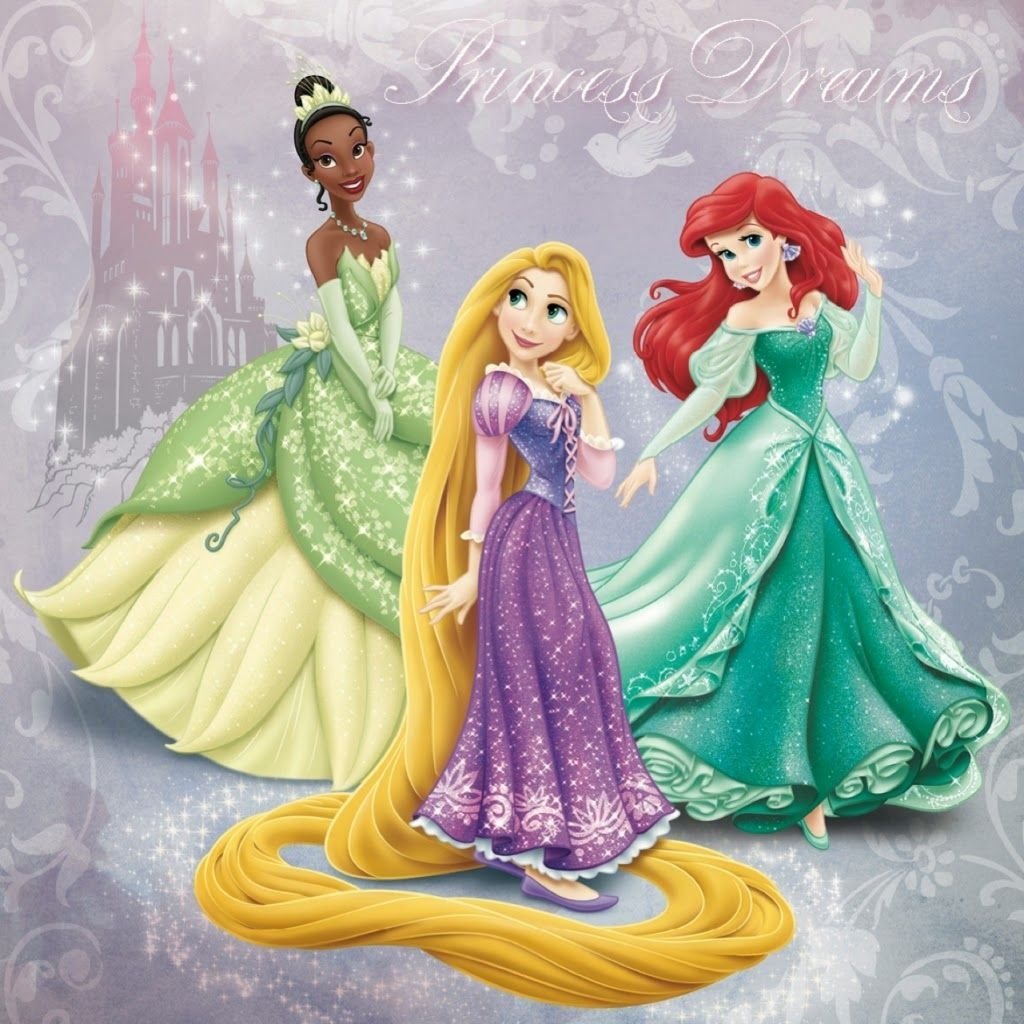 Четыре Диснеевские принцессы