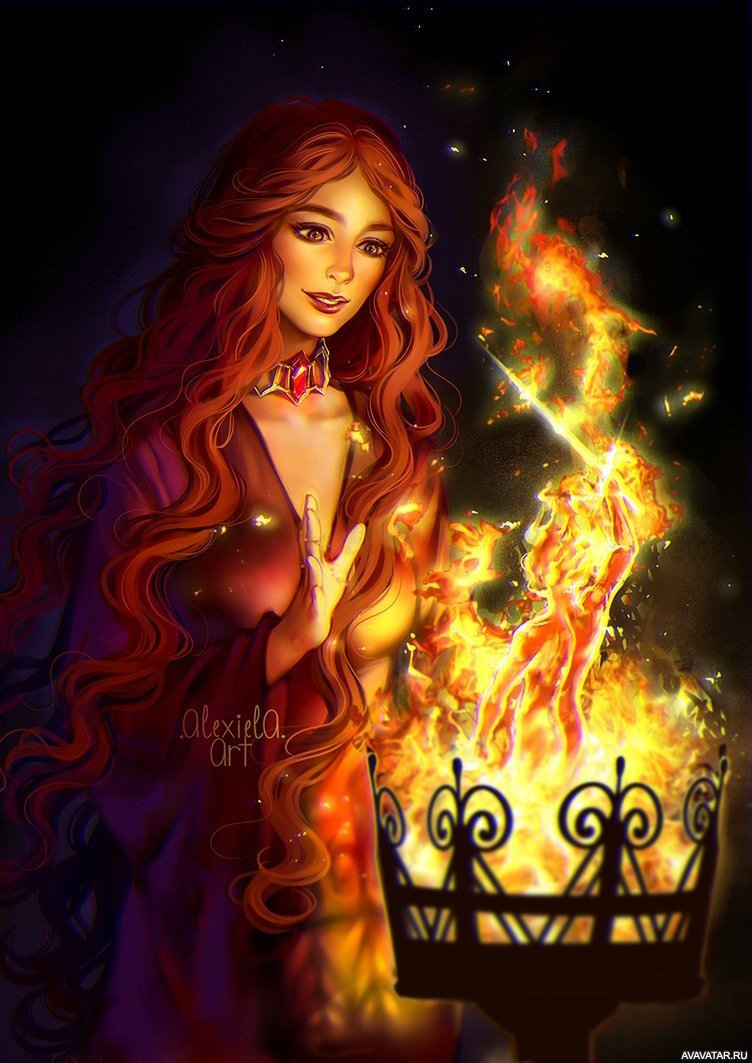 Девушка с огненными волосами
