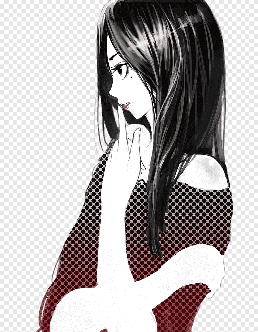 Аниме девушки темные