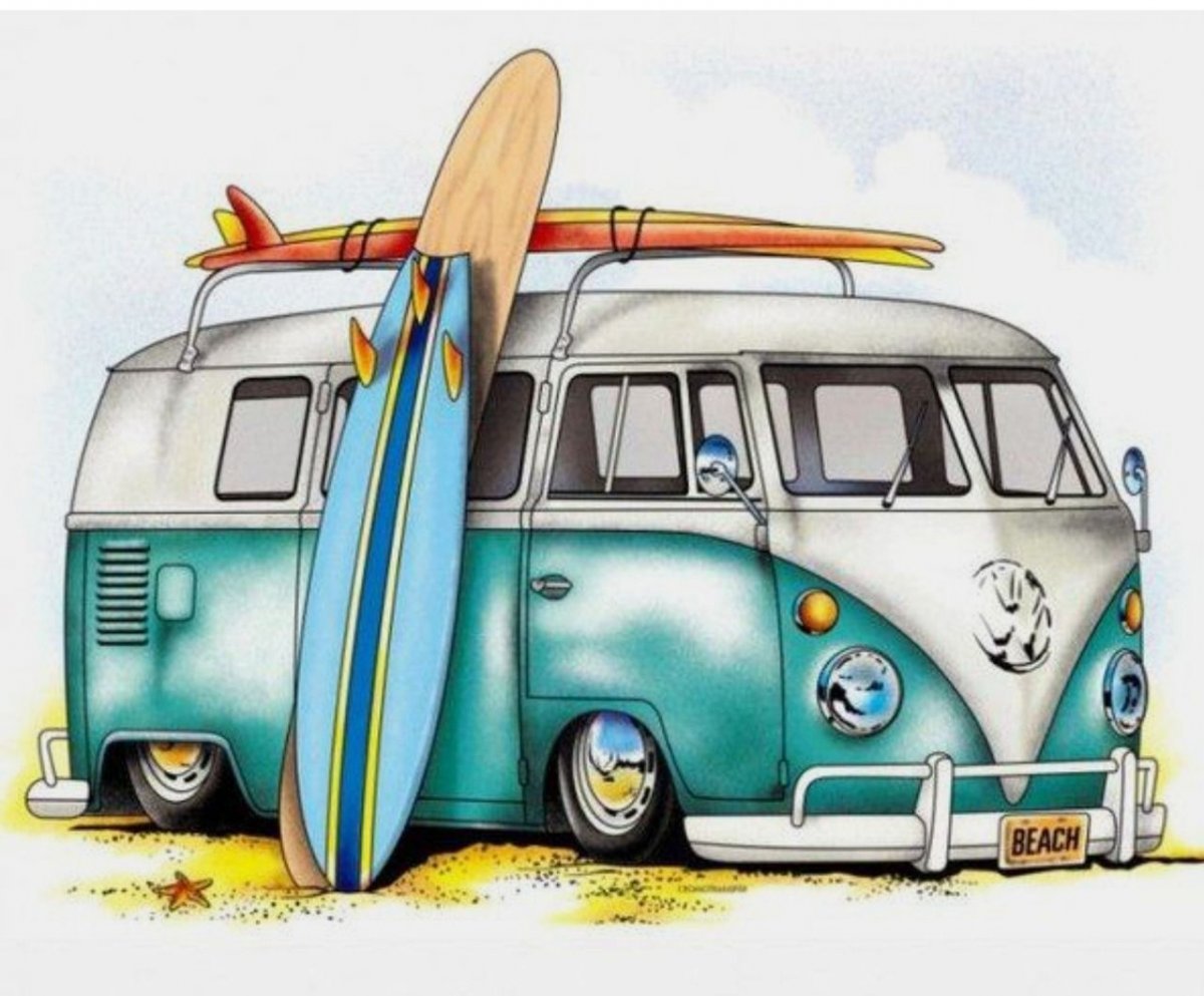 Volkswagen Transporter t1 серфинг