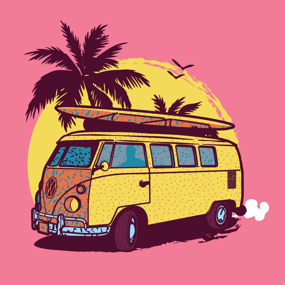 Серферский Фольксваген хиппи
