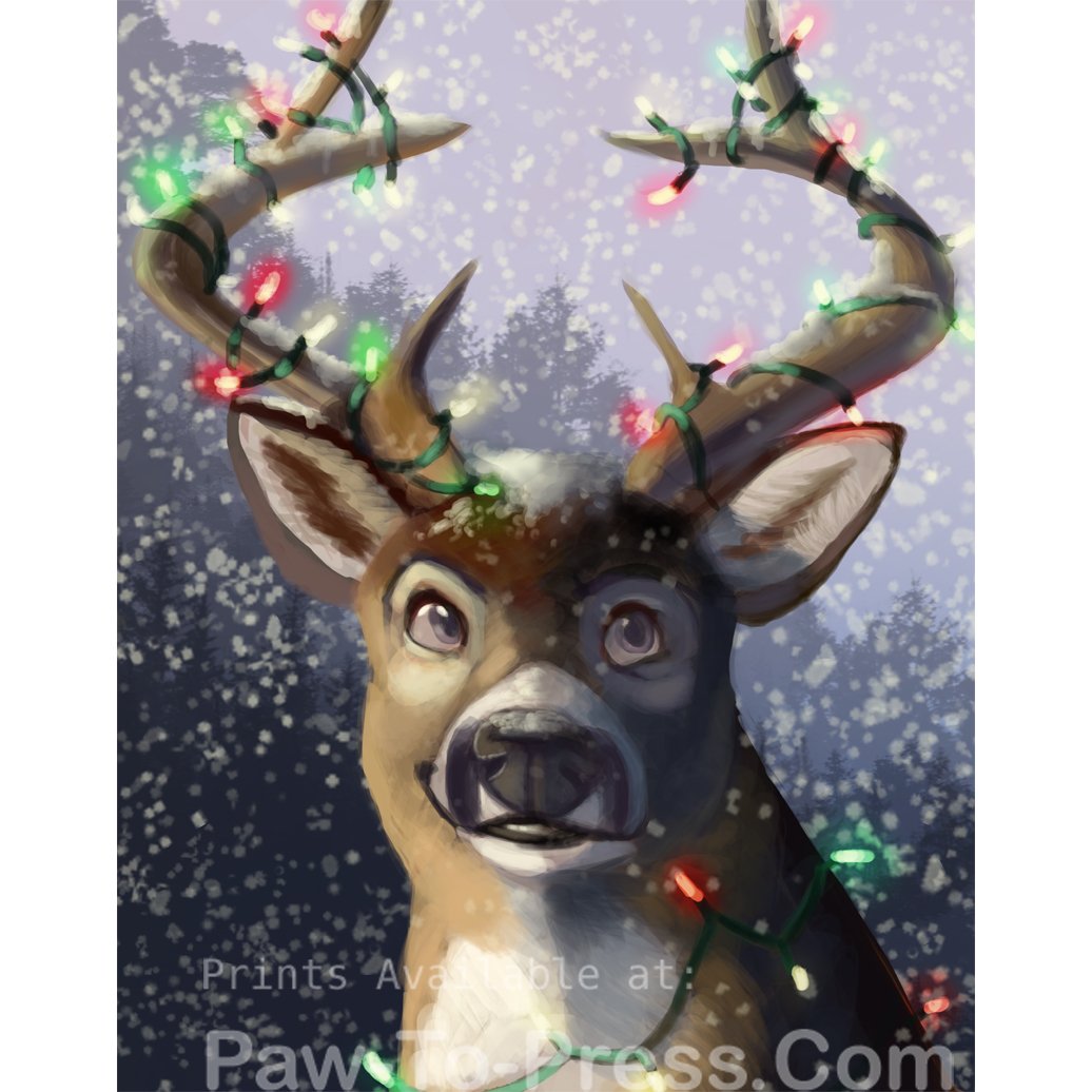 Гирлянда олени