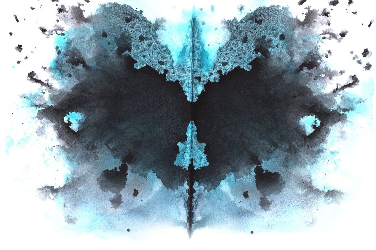 Тест Роршаха акварель