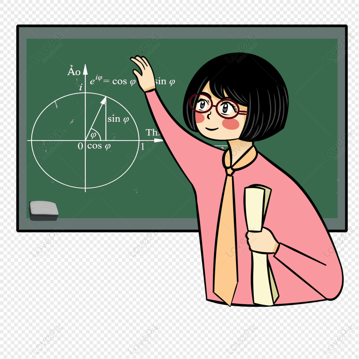 Учитель математики рисунок