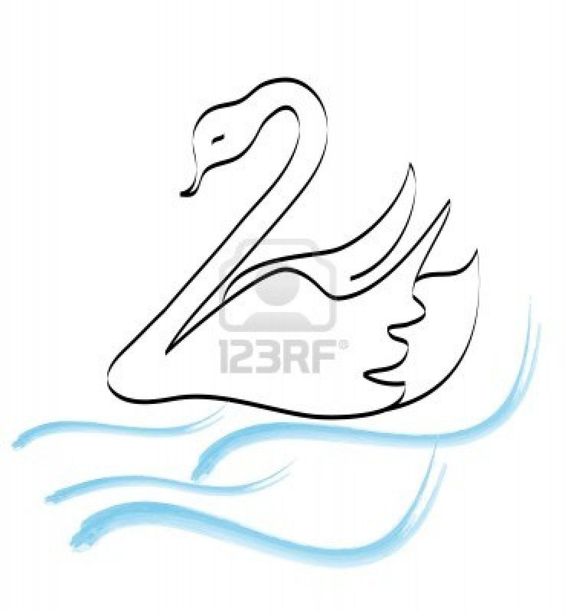 Лебедь с короной