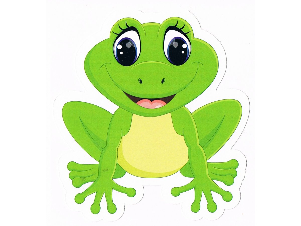 Лягушка мультяшная