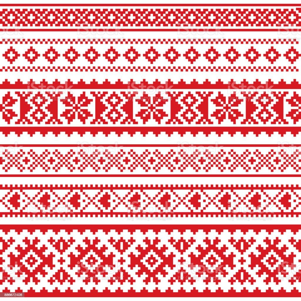 Белорусский рушник вектор