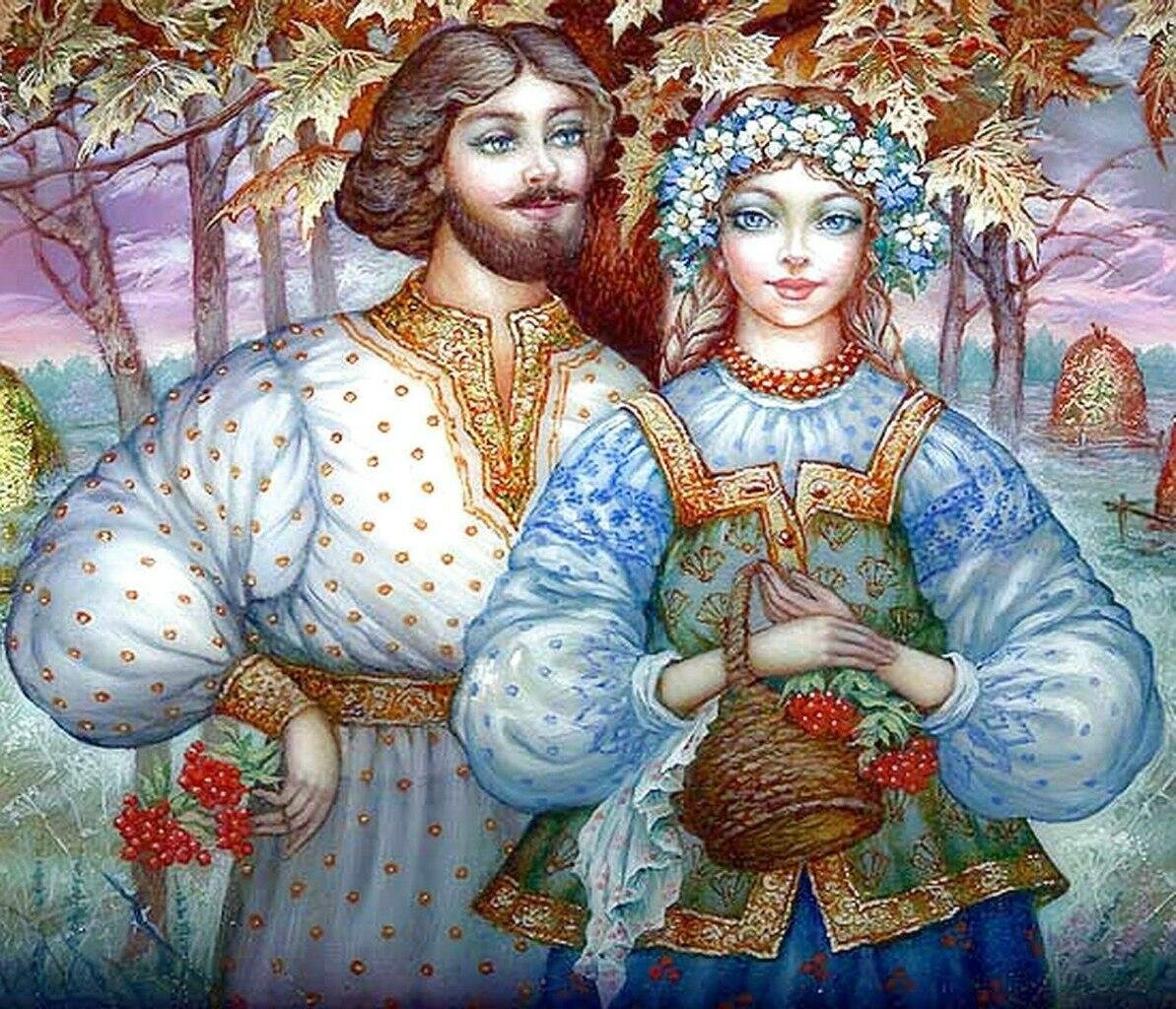 Лель и Снегурочка Федоскино