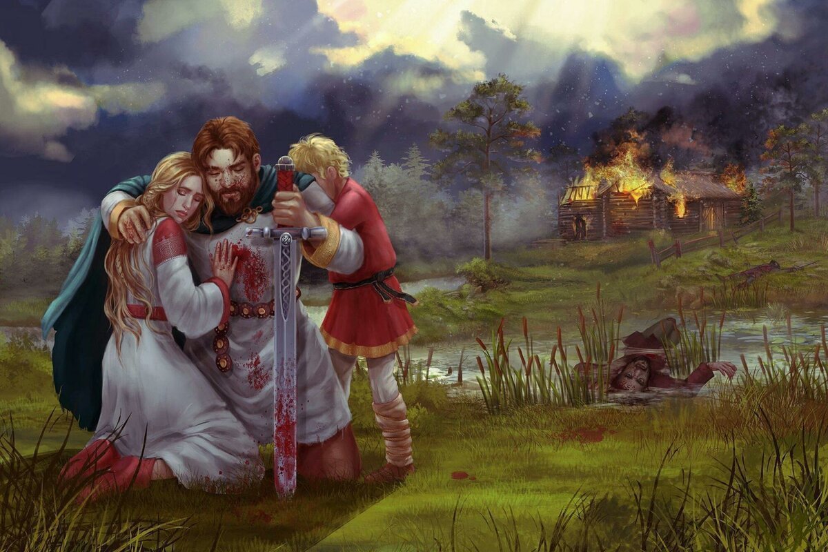 Славянские картины Андрея Шишкина Макошь