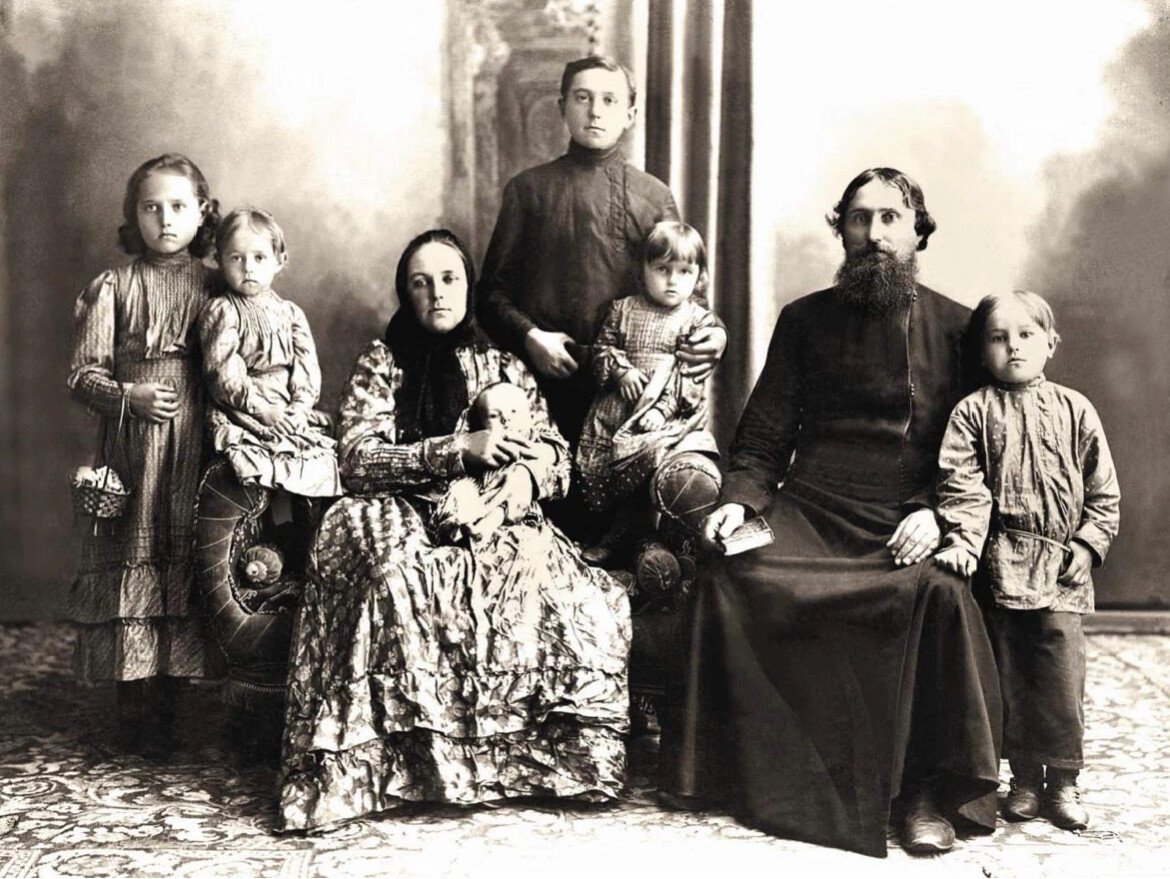 Христианская семья 19 века