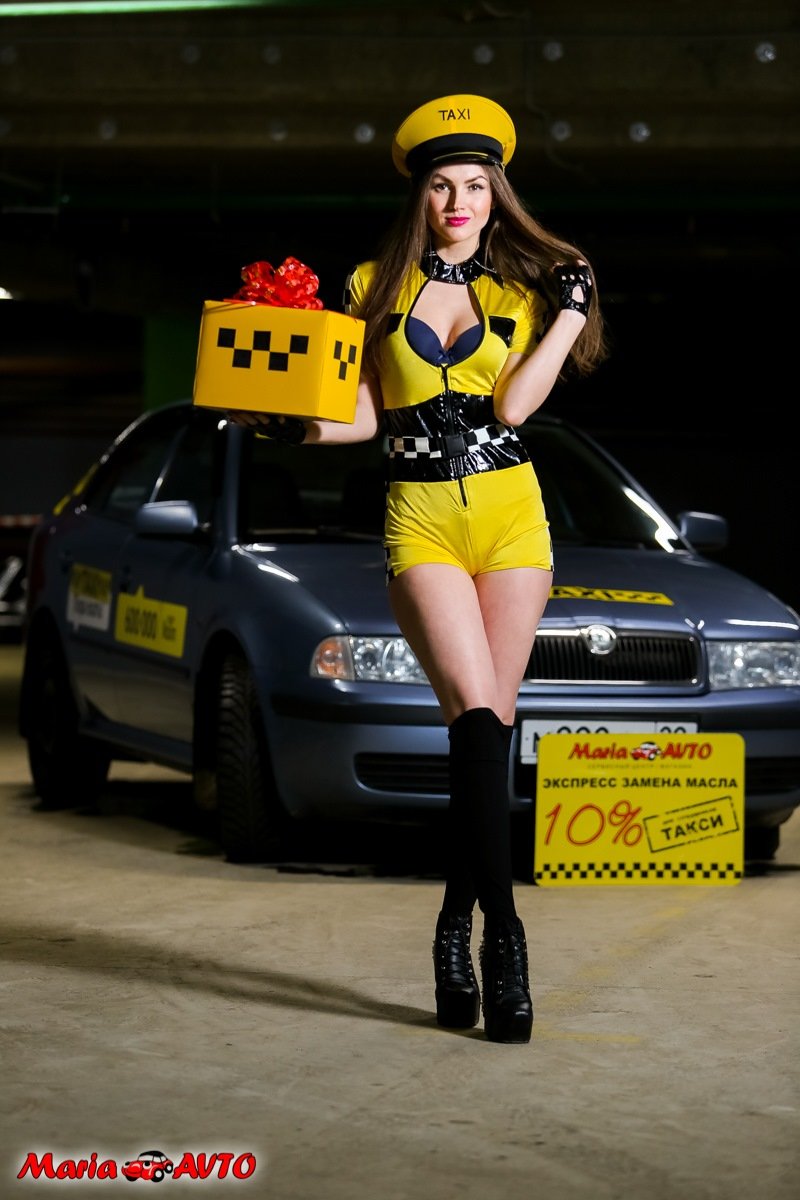 Таксист мультяшный