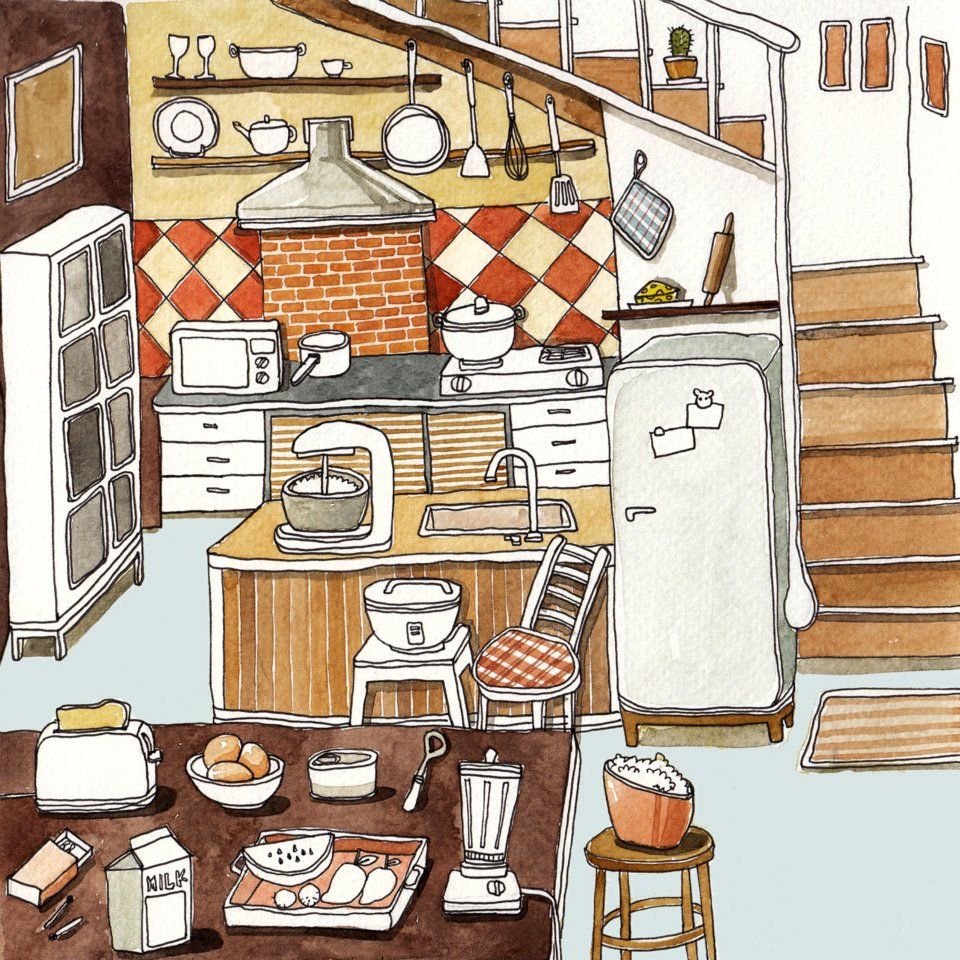 Мультяшная кухня