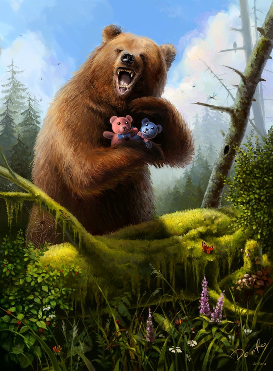 Медведь сказочный