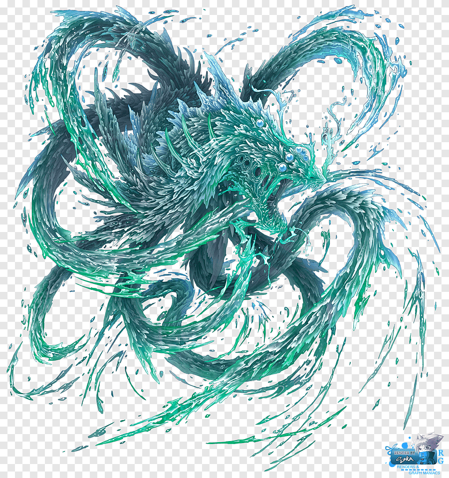 Водяной дракон картинки