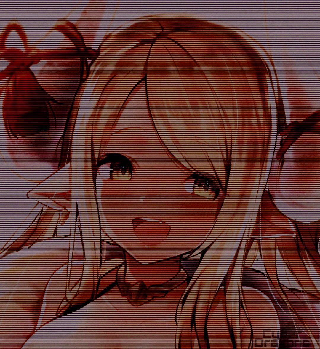 Аниме девочки в полосочку