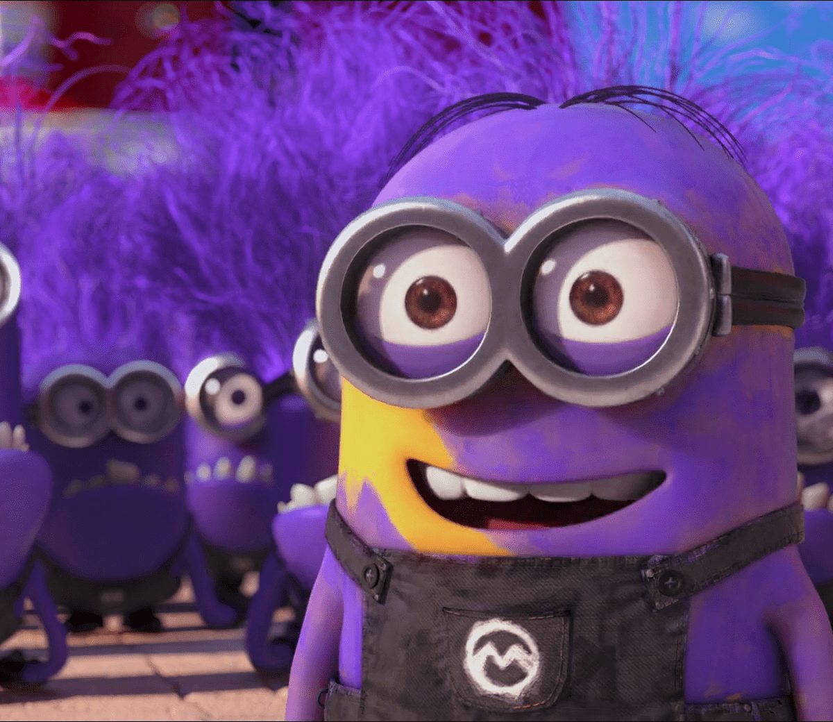 Злой Миньон вязаный