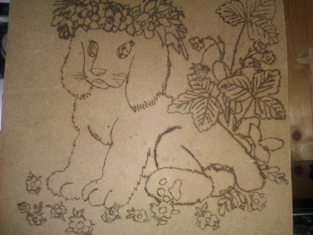 Контуры для выжигания по дереву