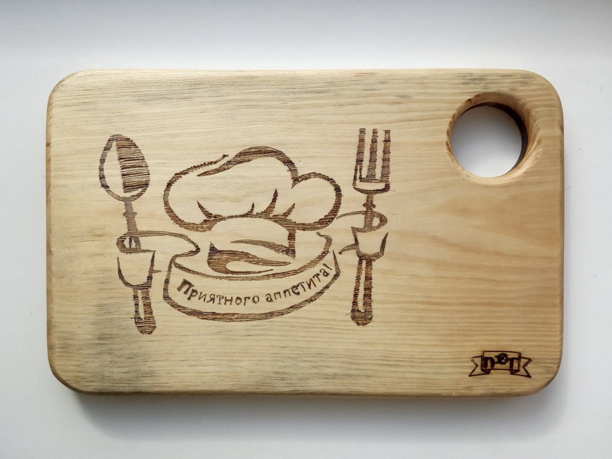 Надписи на разделочных досках