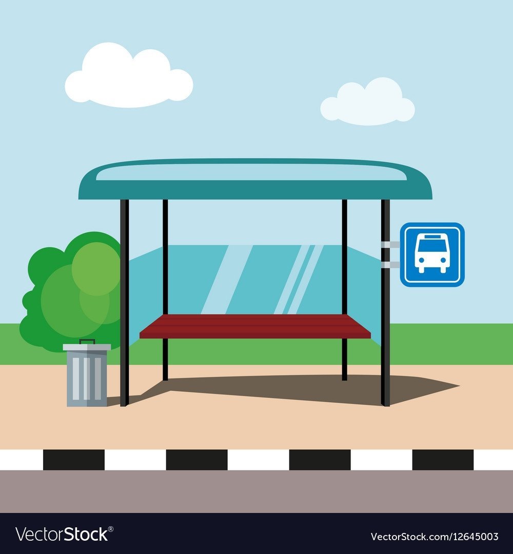 Нарисовать остановку