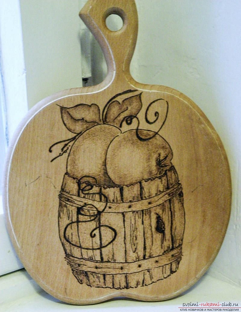 Выжигание по дереву разделочные доски