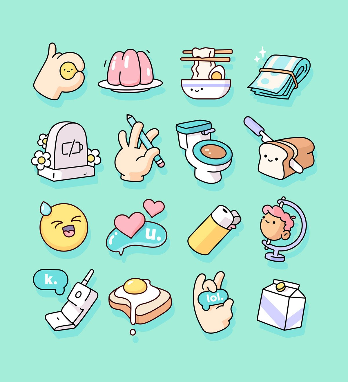 Стикеры для распечатки