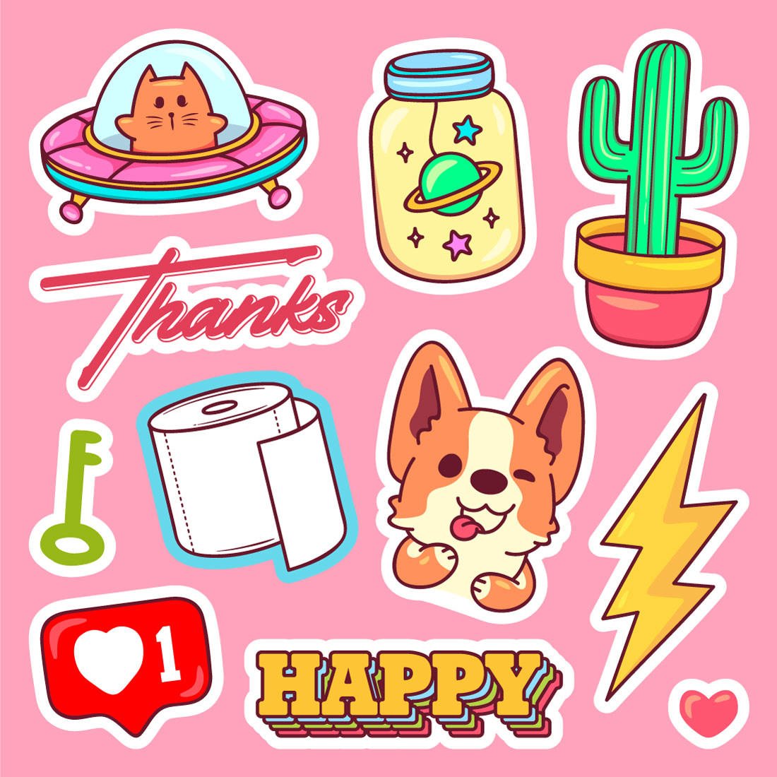 Рисунки для самодельных наклеек легко нарисовать просто