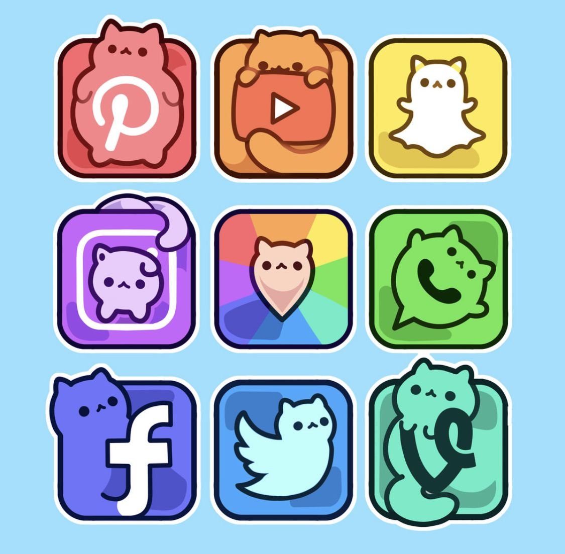 Приложения в виде котиков