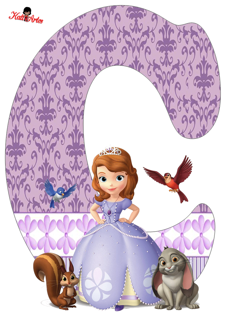 Принцесса София наклейки топперы