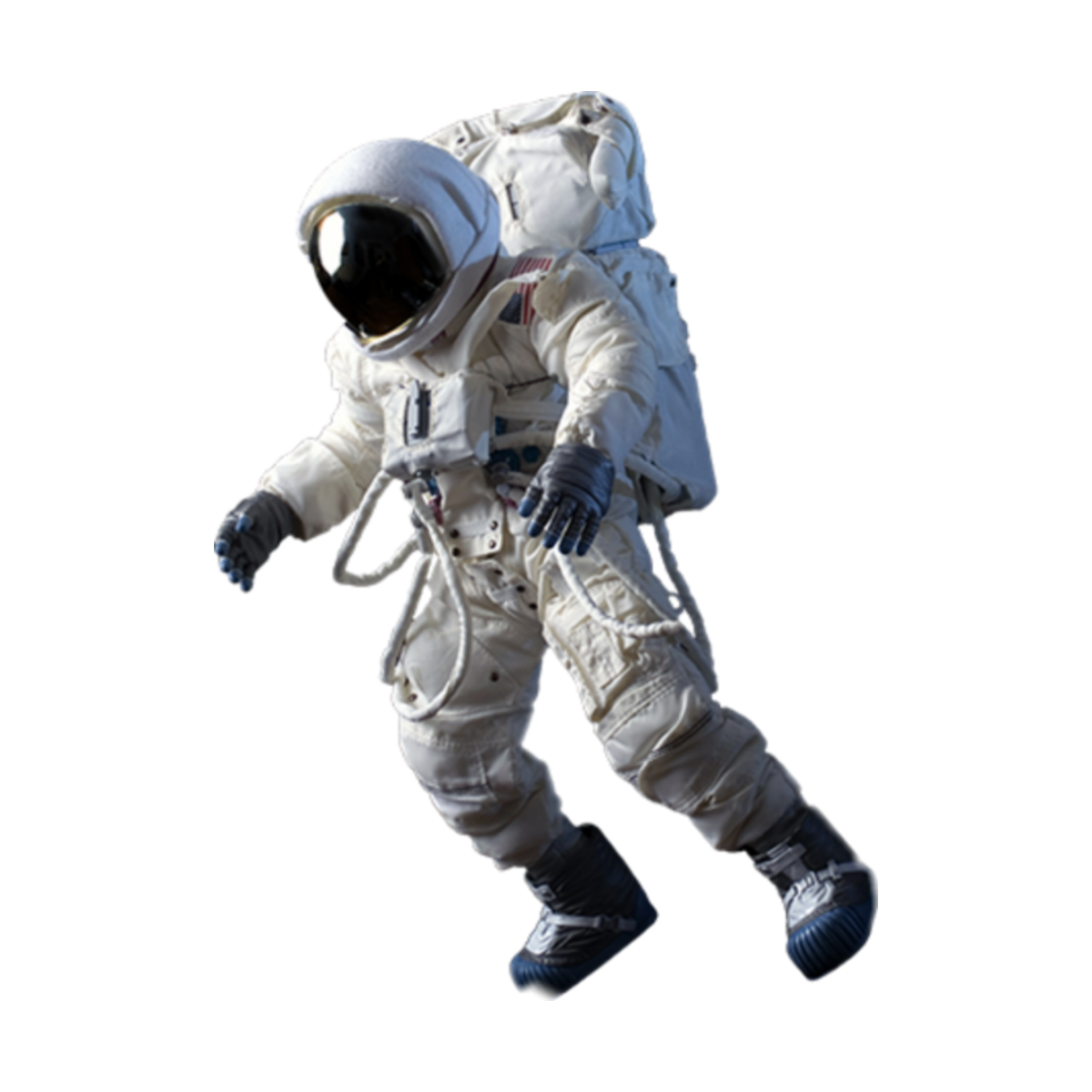 Космонавт на белом фоне