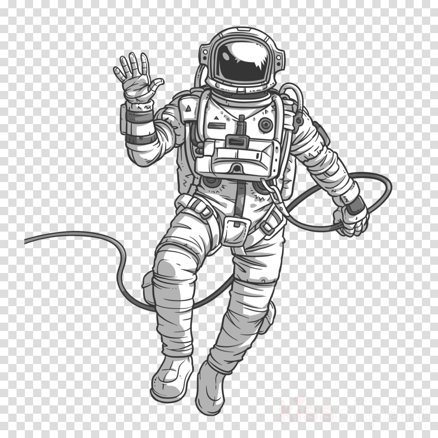 Космонавт рисунок