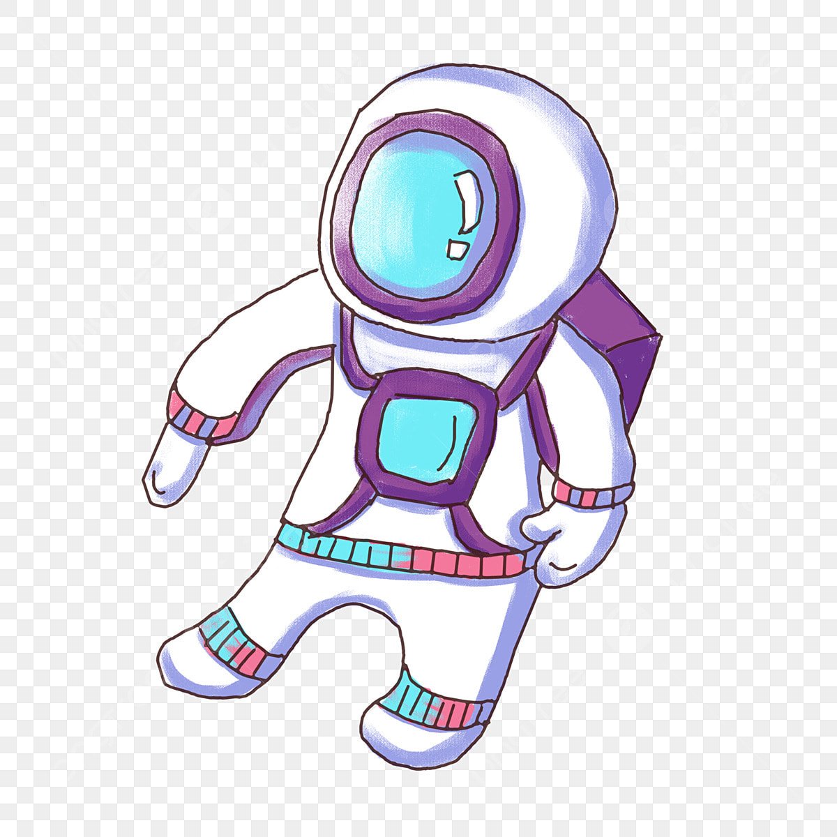 Скафандр для детей на прозрачном фоне