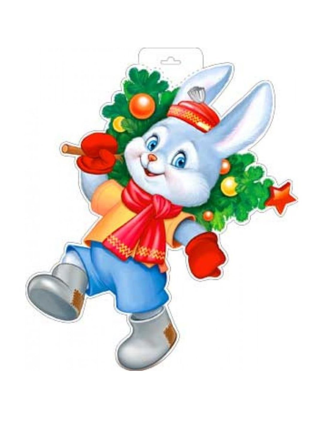 Новогодний заяц для детей