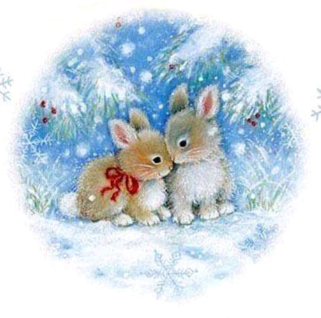 Зайчик новый год