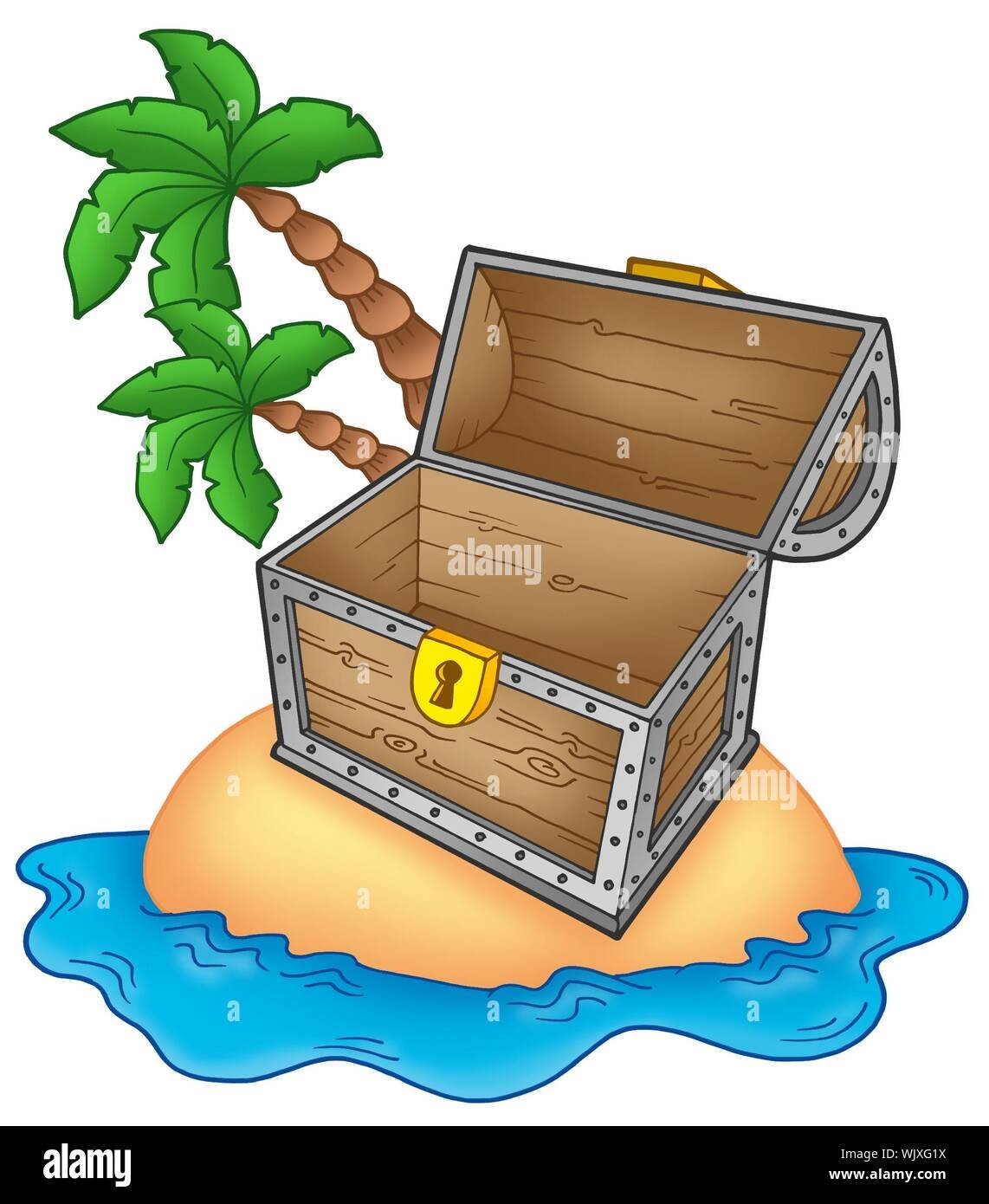 Остров сокровищ сундук