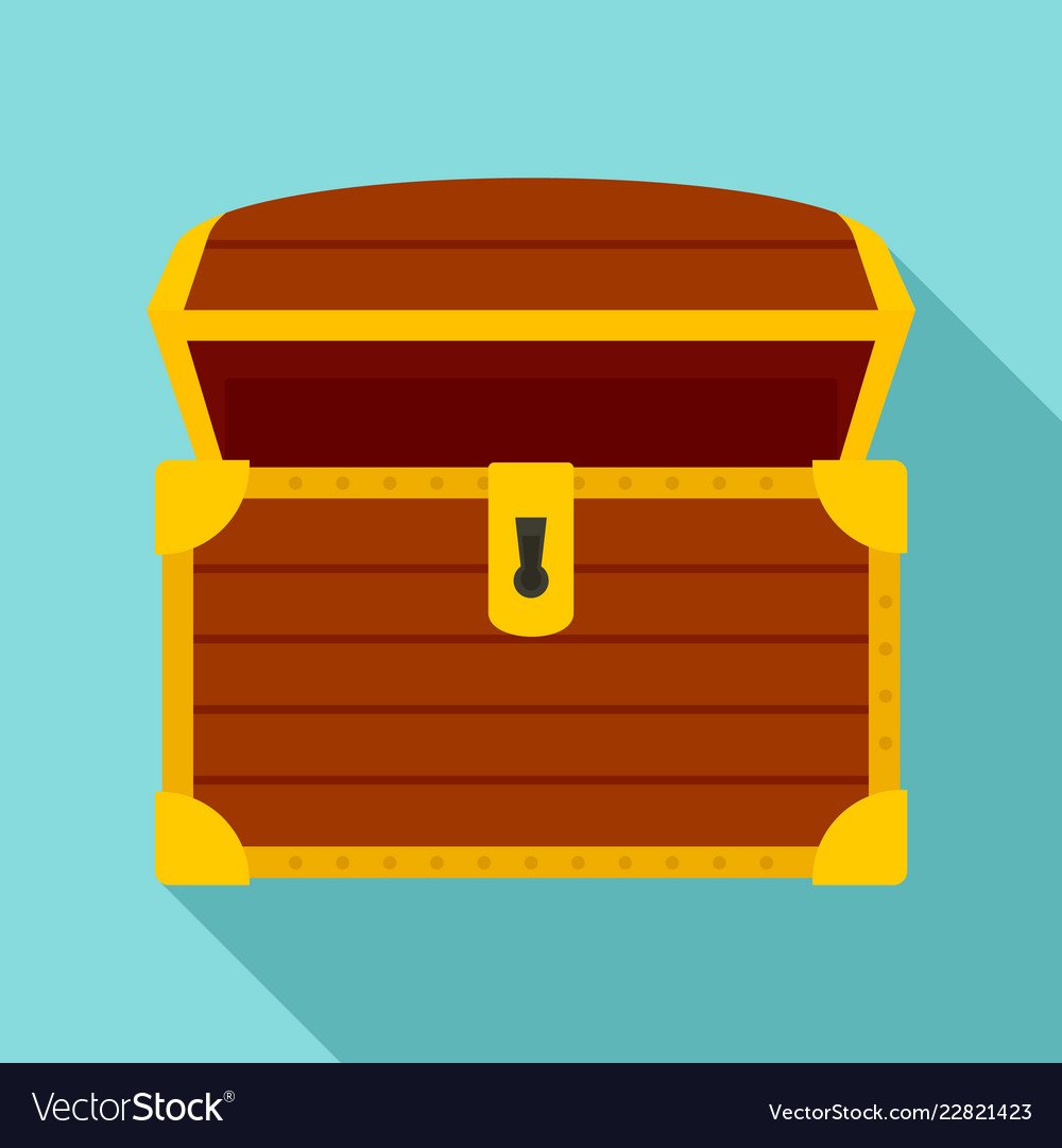 Нарисовать открытый сундук