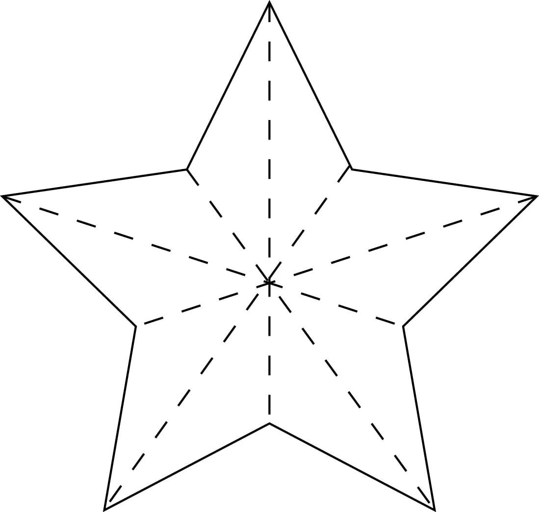 Звезда шаблон