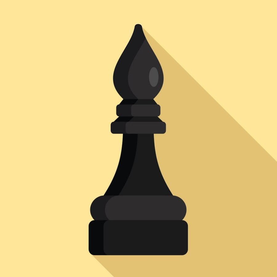 Шахматная фигура слон вектор