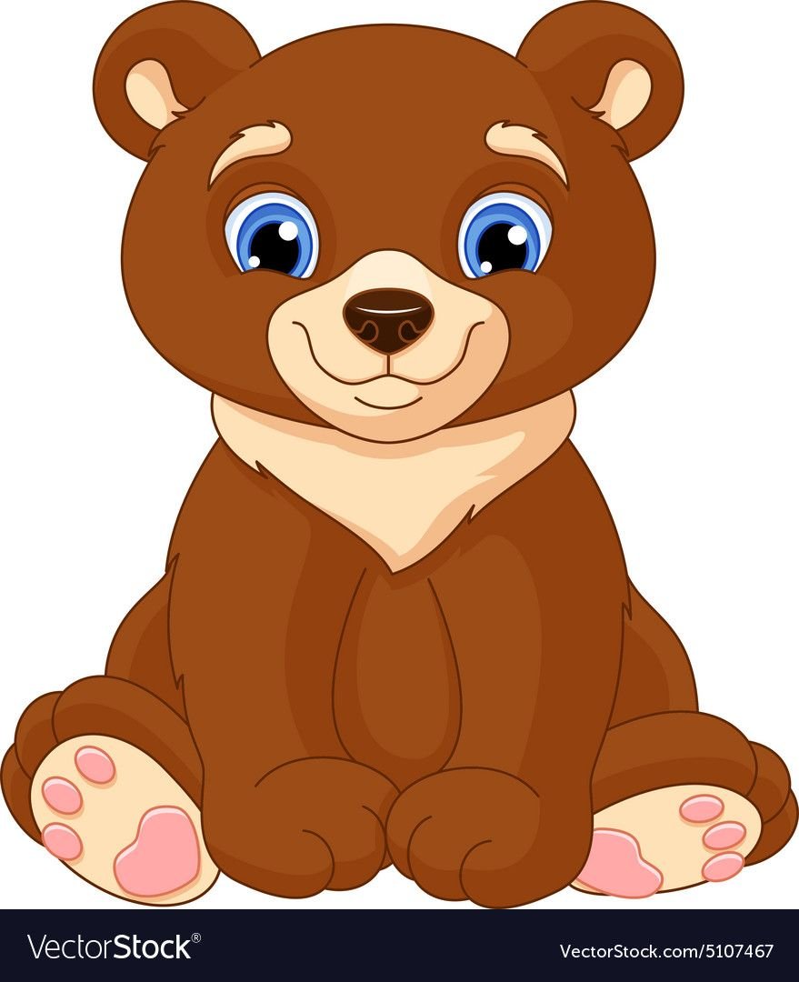 Медвежонок на прозрачном фоне